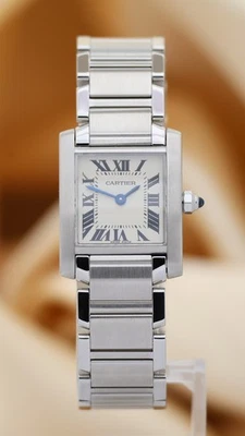 Cartier  Tank Française 20mm SMW51008Q3 Original Papiere + Box - Bild 1 von 4