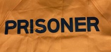 Orange Prison Inmate Costume Complete Outfit Elastic/Stretch Unisex