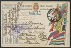 WW1-ITALIAN MILITARY CARD 1918