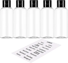 Travel Size Bottles TSA Approved Leak Proof Empty Refillable Liquid Containers