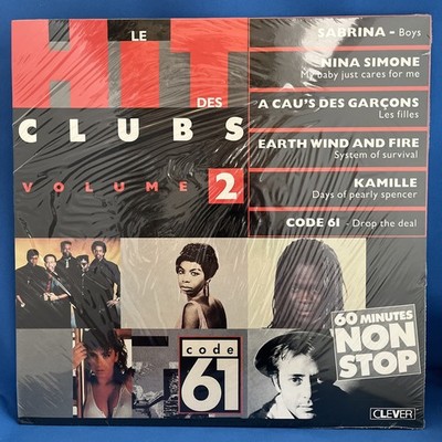 Various  Le Hit Des Clubs Volume 2  SEALED 1988 Vinyl LP Sabrina Earth Wind Fire
