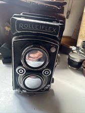 Antique Rolliflex Rolleicord 3.5 Camera With Many Extras And Case Paperwork Obo