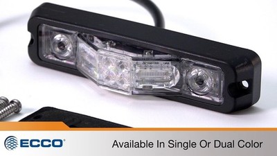 Ecco ED3777AW Directional LED Dual-Color - 12-24VDC, 180 Degrees, Amber/White