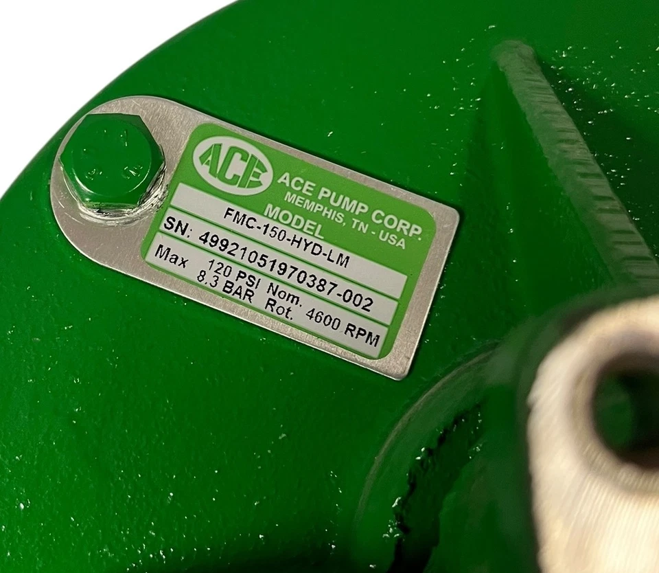 Ace Pumps Centrifugal Pump Less Motor 1-1/2" FNPT X 1-1/4" FNPT - FMC-150-HYD-LM - Image 3 of 4