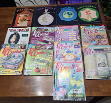 Lot of 13 Vintage Tole World Decorative Painting Magazines  Tole Blue/Green/Etc