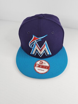 MLB Florida Marlins 9FIFTY Adjustable Snapback New Era Cap Purple 