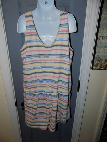 Justice Striped Terry Romper Size 14 Girl's NWOT - Picture 3 of 3