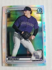 2020 Bowman Draft REFRACTOR Sam Weatherly