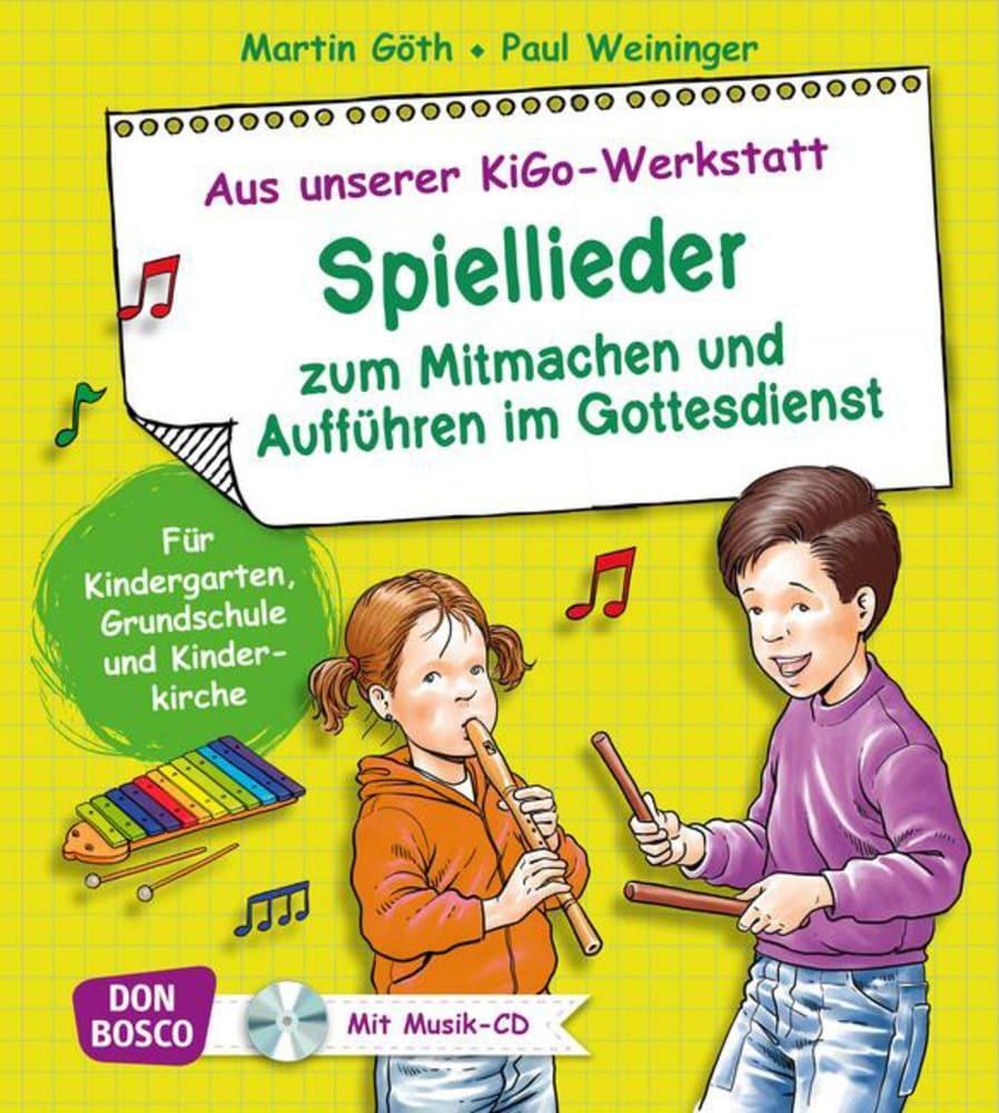 Spiellieder Zum Mitmachen Und Aufführen Gottesdienst, M. Audio-cd