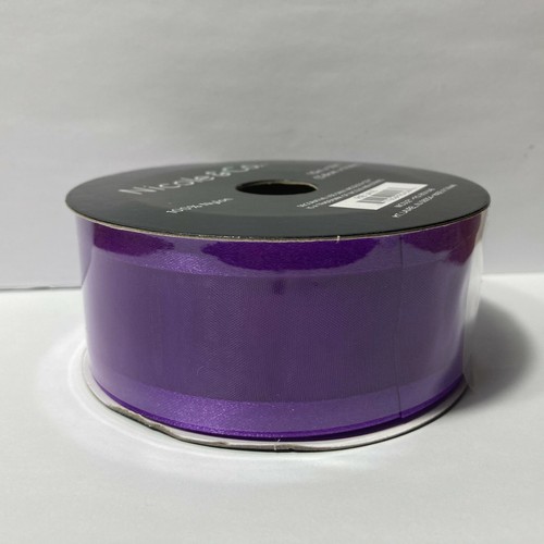 Purple Sheer Organza Ribbon with Border 1.5" x 30' Nicole & Co.1 Roll - Picture 11 of 12