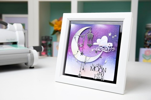 Sizzix Thinlits Moon & Back di Pete Hughes Set di stampi da taglio artigianato carta 665035 - Foto 3 di 9