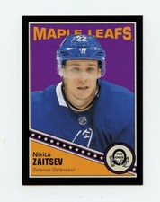 19/20 O-Pee-Chee OPC Retro Black #1 Nikita Zaitsev 015/100 Maple Leafs