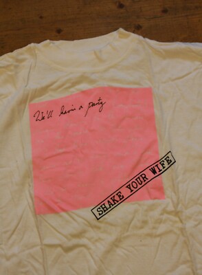 Oldschool T-Shirt Shake your Wife ''We´ll havin a Party''  Gr. XL