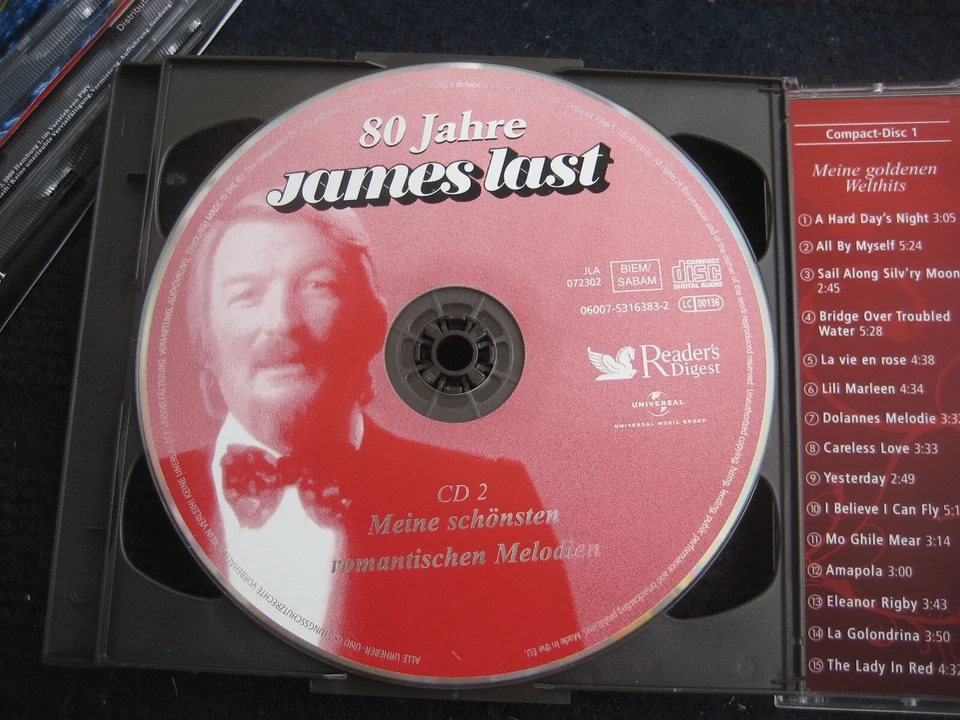 5 CD Reader's Digest JAMES LAST 80 Jahre Jubiläumsedition Neuwertig 99 Tra. - Bild 3 von 4