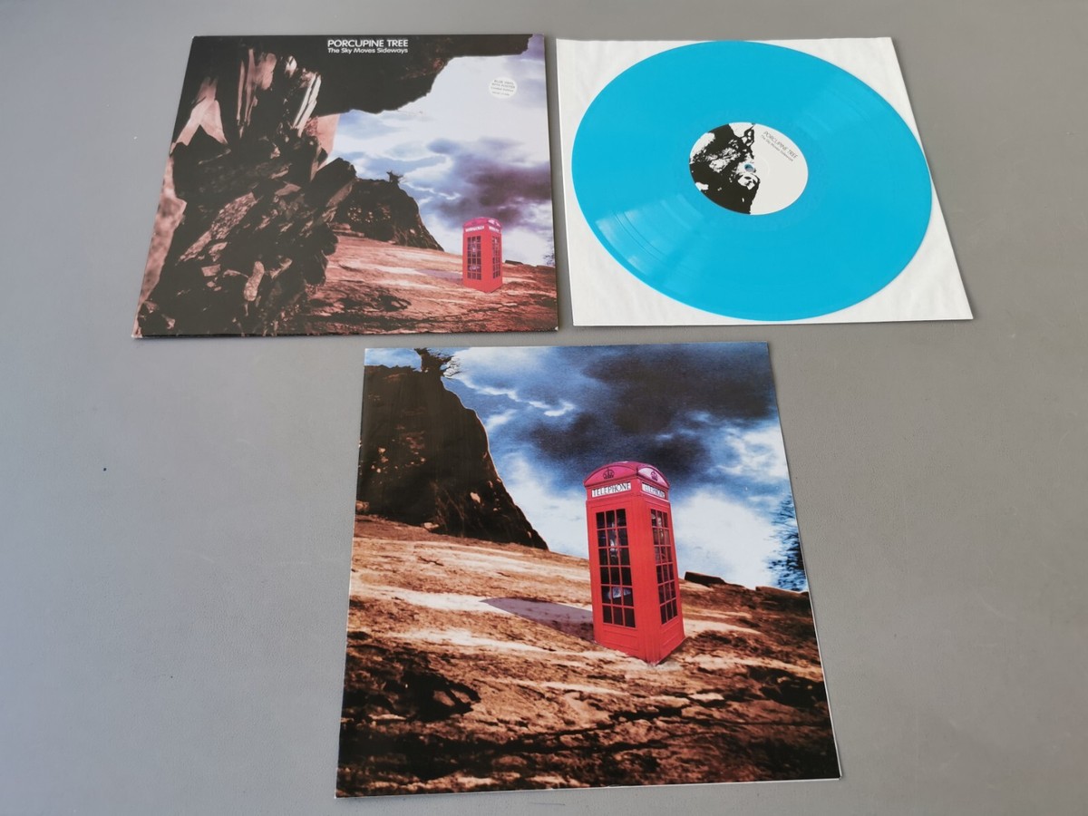 PORCUPINE TREE lim. blue Vinyl LP + Poster Sky Moves Sideways