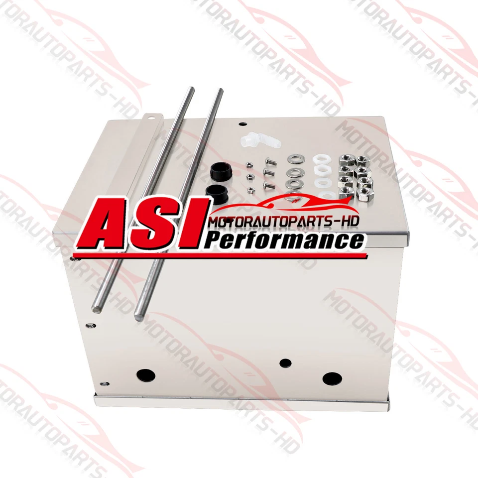 ASI Complete Aluminum Battery Box Relocation Kit Universal Billet Race Foto 4 de 4