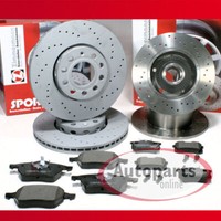 Zimmermann Sport Bremsen Set Ø 288 Mm + 226 Mm Vorne Hinten FüR VW Golf 3 Passat