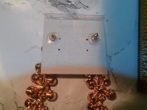 NATASHA COLORFUL RIVOLI RHINESTONES GOLD TONE STATEMENT BIB (353) - Picture 7 of 14