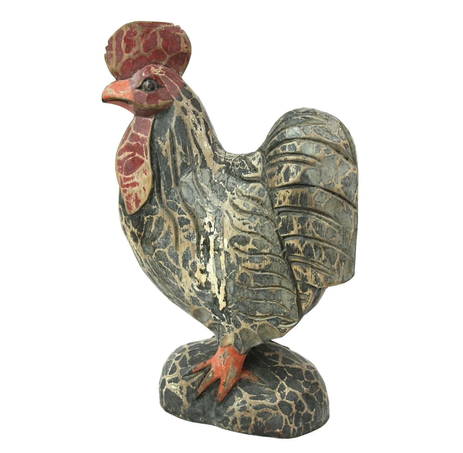 Деревянные петухи и курицы декор скульптуры и статуэтки