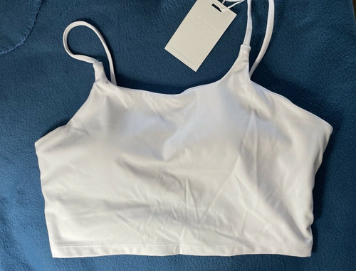LVU Women's Sports Bras Workout Tank Tops - size L -Running Fitness Yoga Cami