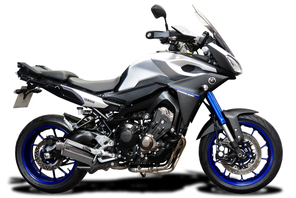 Yamaha FJ-09 Tracer 900 Delkevic 3-1 Exhaust 14" Stainless Oval Muffler 15-20 - Image 3 of 4