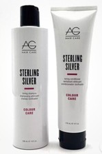 AG Hair Sterling Silver Toning Shampoo 10 oz  Conditioner 6 oz Duo