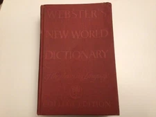 1968 Webster's New World Dictionary Of The American Language College Edition