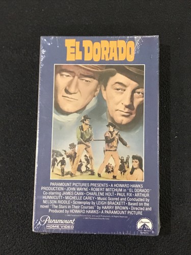 filigrane scellé el dorado Betamax RARE ! NON VHS John Wayne Robert Mitchum