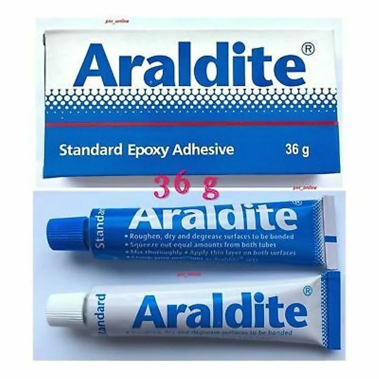 Araldite Standard Epoxy 36g Adhesive Glue Tubes Resin 20g + HARDENER 16G
