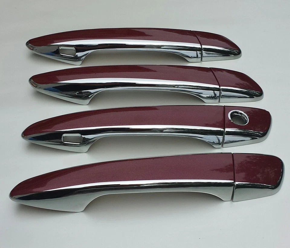 Superposiciones de manija de puerta personalizadas negras o cromadas 2014-2018 Lexus ES350 U ELIGE EL COLOR Foto 4 de 4