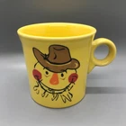 Everything Fiesta Scarecrow Mug in Sunflower | Fiestaware Yellow Ring Coffee Cup