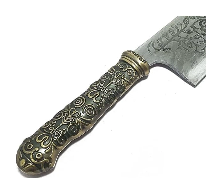 Faca Vorpal com suporte de exibição Alice Madness Returns faca cosplay com suporte - Imagem 3 de 4