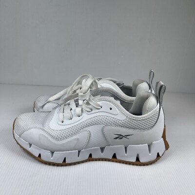 Reebok Zig Dynamica Womens Size 8.5 White Athletic Running Shoes R30106W