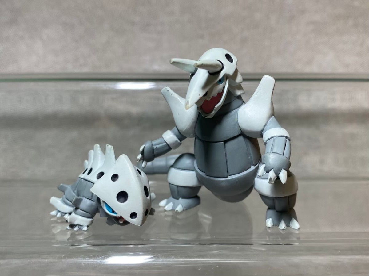 Lairon Aggron(2 pcs)Pokemon Monster Tomy Zukan 1/40 Gashapon