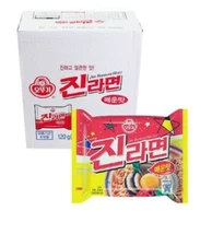 Jin Ramen, Jin Ramyeon Spicy Flavor Korean Instant Ramen Noodle 20packs in 1 Box