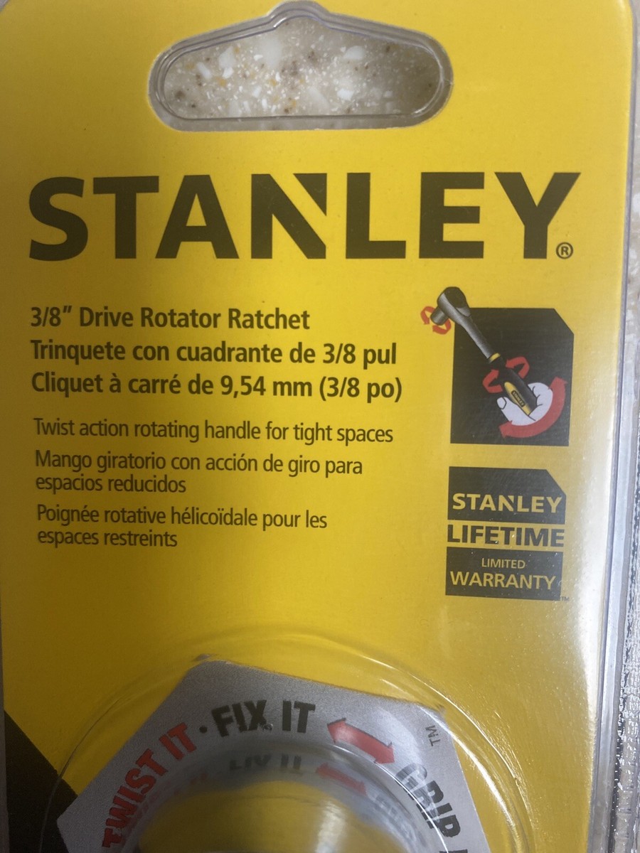 Buy Stanley 3/8-Inch Drive Rotator Ratchet - Black (89-962