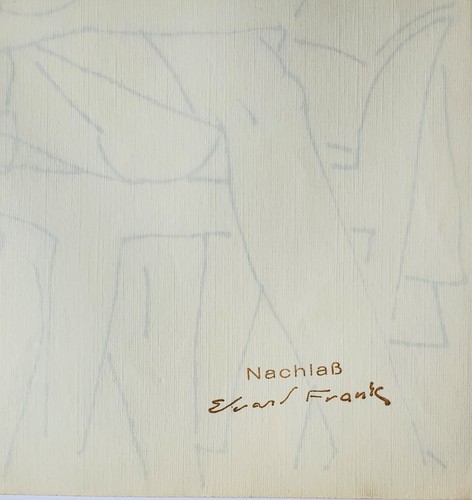 Zeichnung Federzeichnung Akt Erotik Tinte Edvard Frank Nachlass - Picture 6 of 6