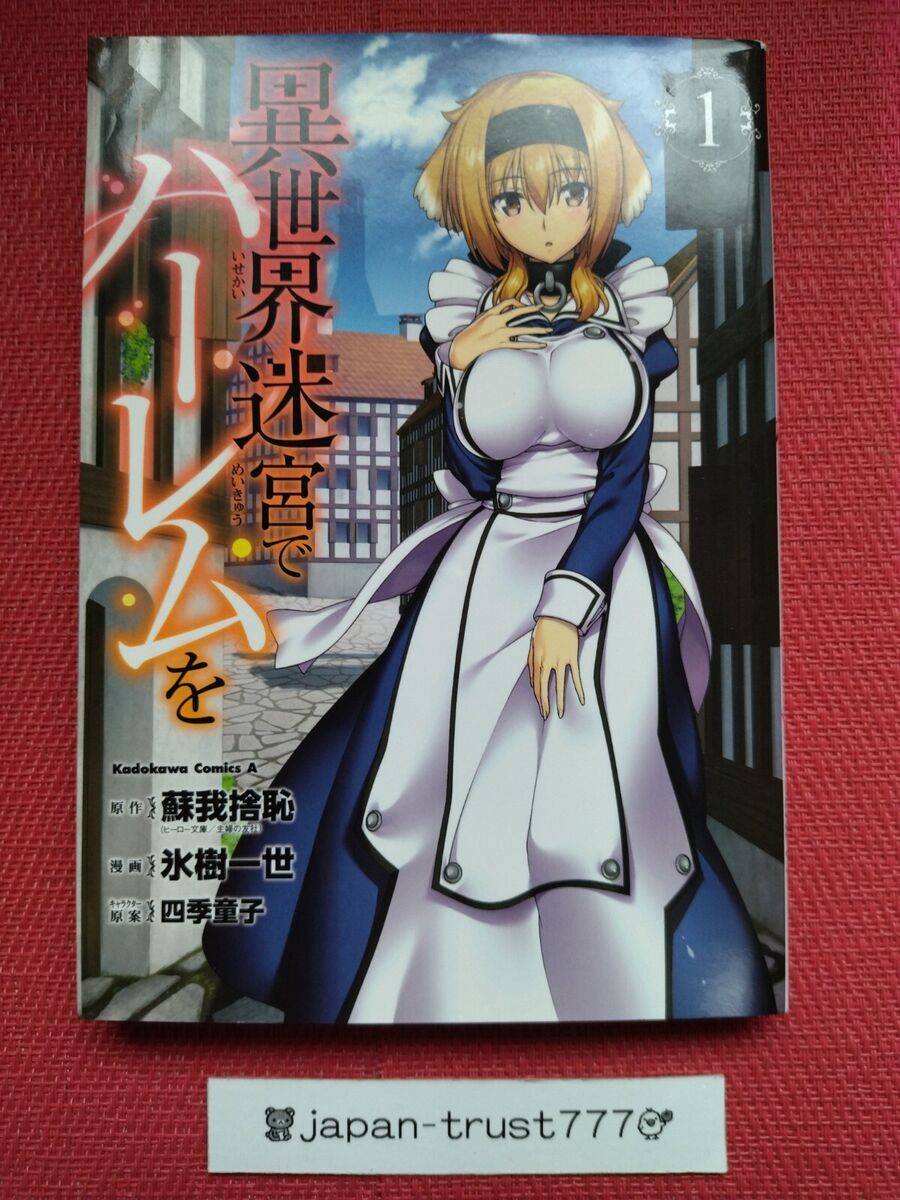 Isekai Meikyuu De Harem wo Vol.1~9 Dernier LOT D'OCCASION japonais manga  bande d