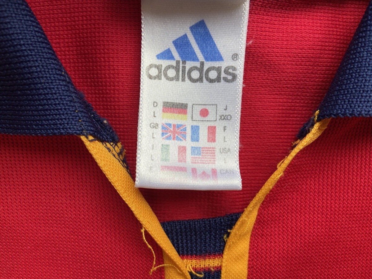 スペイン代表　2000-2001年　アディダス　オーセンティックユニフォーム 2000-2001 Spain Player Equipment Soccer Jersey Shirt Third