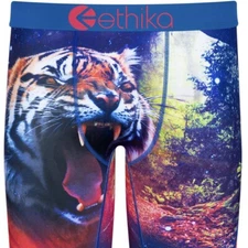 ETHIKA MENS STAPLE UNDERWEAR BOXER JUNGLE DREAMS MULTI COLOR
