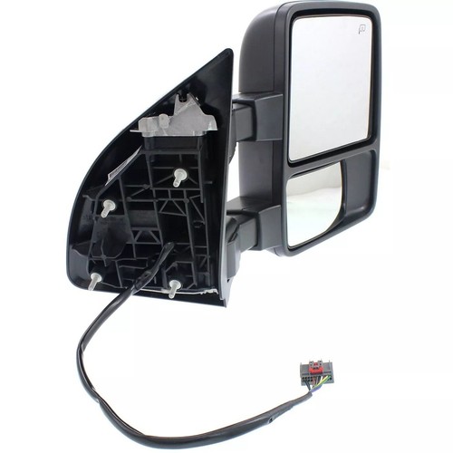 New Right Power Door Mirror Textured Heated Fits 2011-2016 Ford F-250 Super Duty - Picture 4 of 7