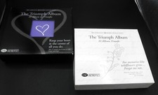 Creative Memories TRIUMPH ALBUMS-Purple Covers HEART and FORGET ME NOT Set of 2
