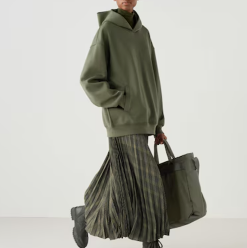 UNIQLO:C Sweat Oversized Pullover Hoodie Wine Navy Brown Negro Gris Unisex Japón - Imagen 23 de 29