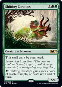 Shifting Ceratops x4 - Magic Core Set 2020 - NM-Mint, English - Magic Core Set 2