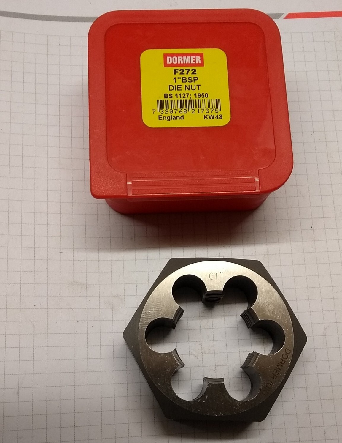 DORMER  1 ""  BSP  G  Die Nut F272 HSS