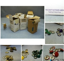 SX 2 prong Button Snaps Apparel Fastener YKK Lot of approximately 8000+ Snaps