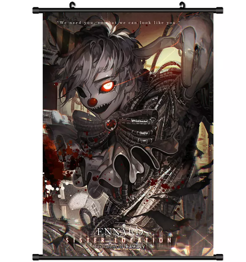 3695 Anime Game Five Nights at Freddy's wall Poster Scroll