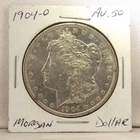 1904 O Morgan Silver Dollar AU/BU