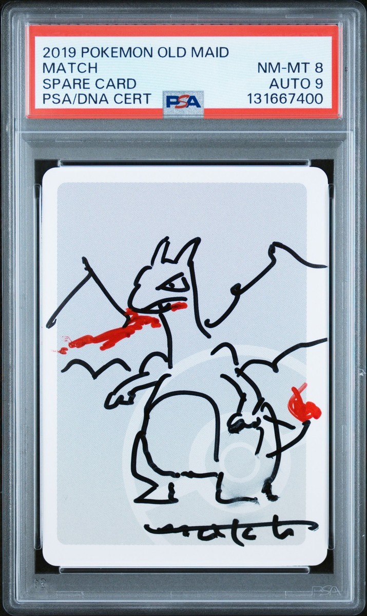 2019 POKEMON OLD MAID SPARE CARD PSA 8 AUTO 9 | eBay