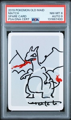2019 POKEMON OLD MAID SPARE CARD PSA 8 AUTO 9 | eBay